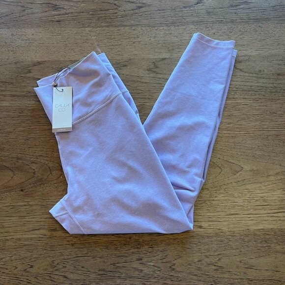 Calia Soft Purple LARGE Women's LustraLux 7/8 Legging High Waist NWT 412 - Picture 1 of 3